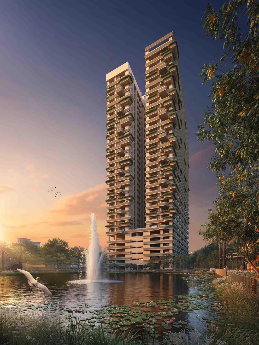 Ambuja Udyatt Triple-Height Grand Lobby Entrance Structure